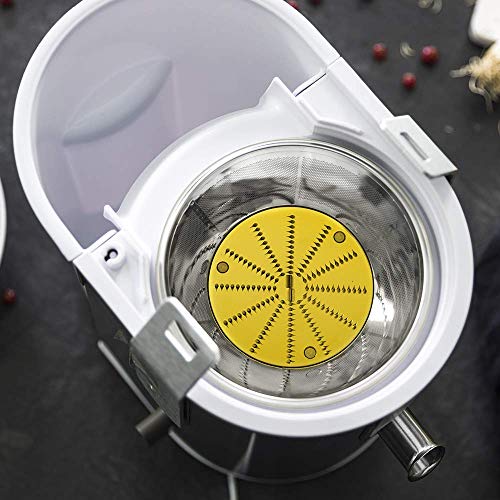 Cecotec Licuadora ExtremeTitanium 19000 XXL para Frutas y Verduras, con 19000 RPM, 1300 W, Canal Entrada XXL 75 mm, Disco de Titanio, 2 Velocidades y Libre de BPA.
